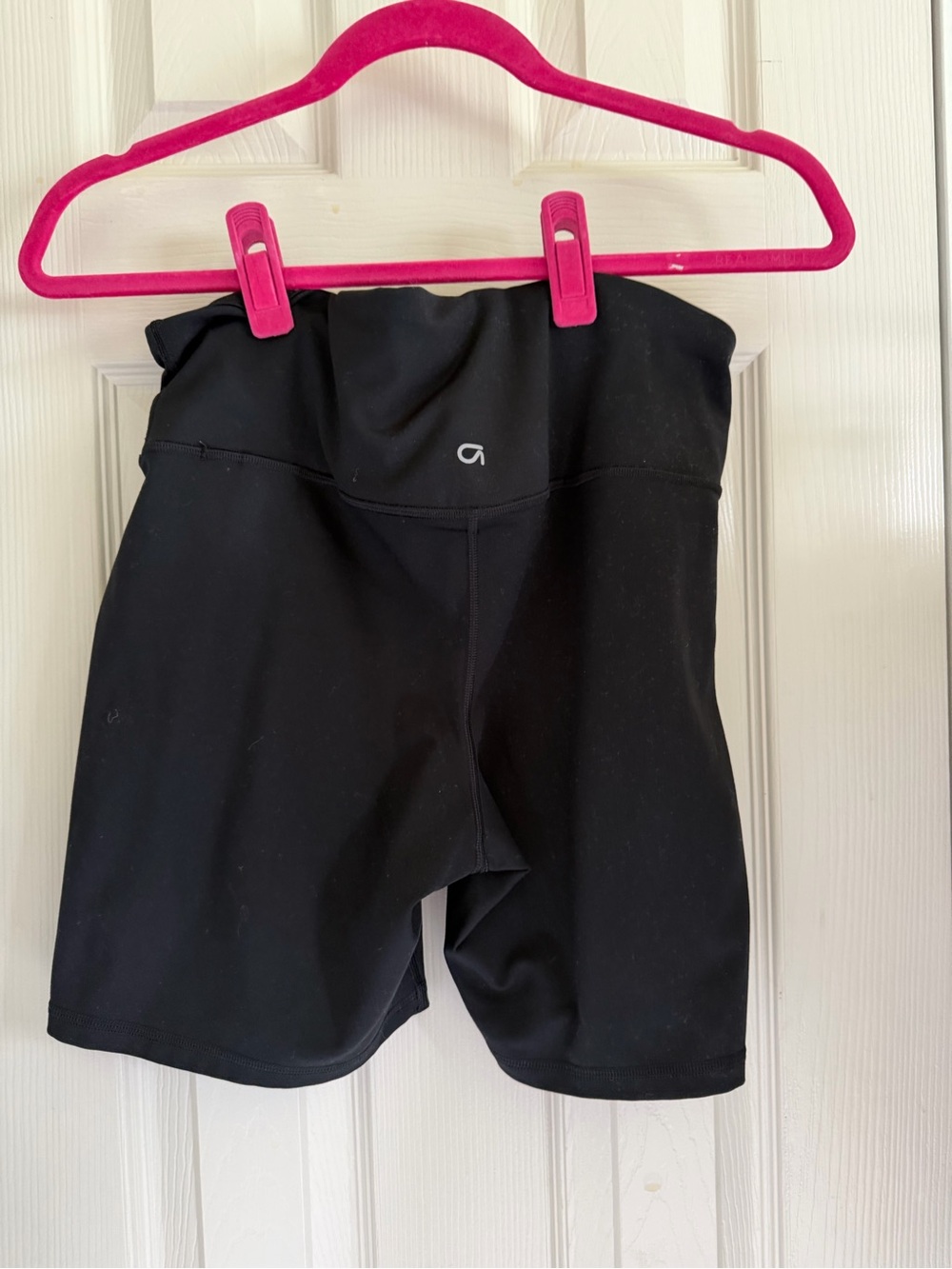 GAP Black Women's Bike Shorts with Subtle Logo